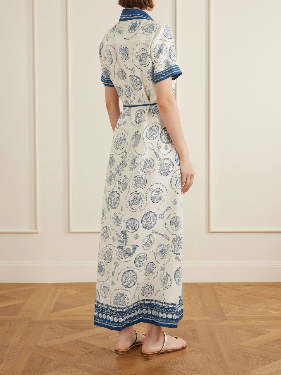 Lucky Linen Belted Maxi Dress