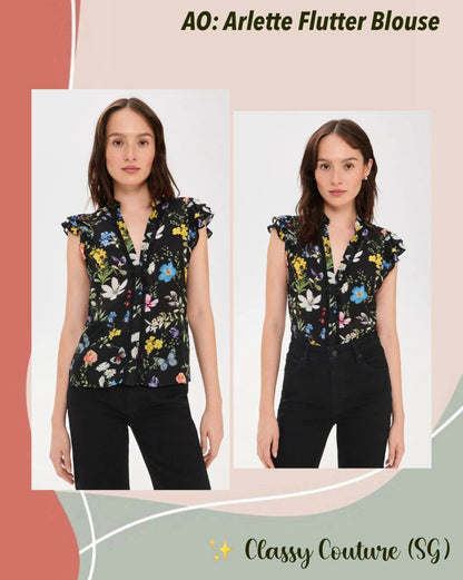 AO Arlette Flutter Blouse