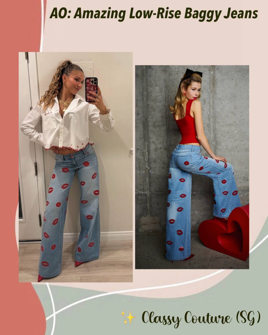 AO Amazing Low-Rise Baggy Jeans
