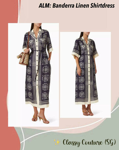 ALM Banderra Linen Shirtdress