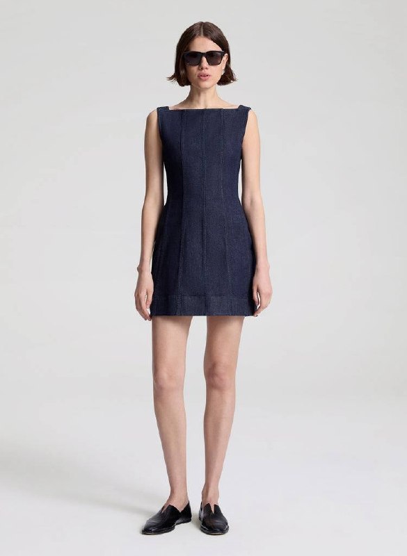 ALC The 444 Denim Mini Dress