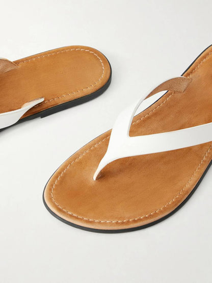 TR Beach Leather Thong Sandals Slippers