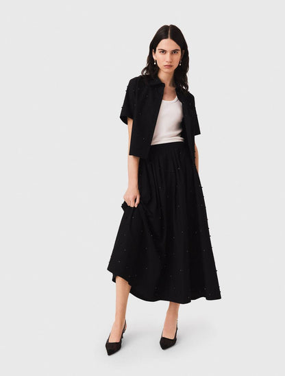 MJ Embellished Shirt | Skirt in Cotton