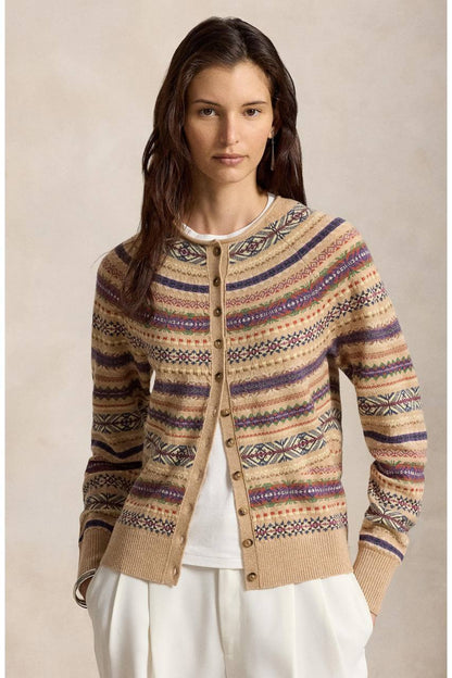 RL Fair Isle Wool Blend Cardigan