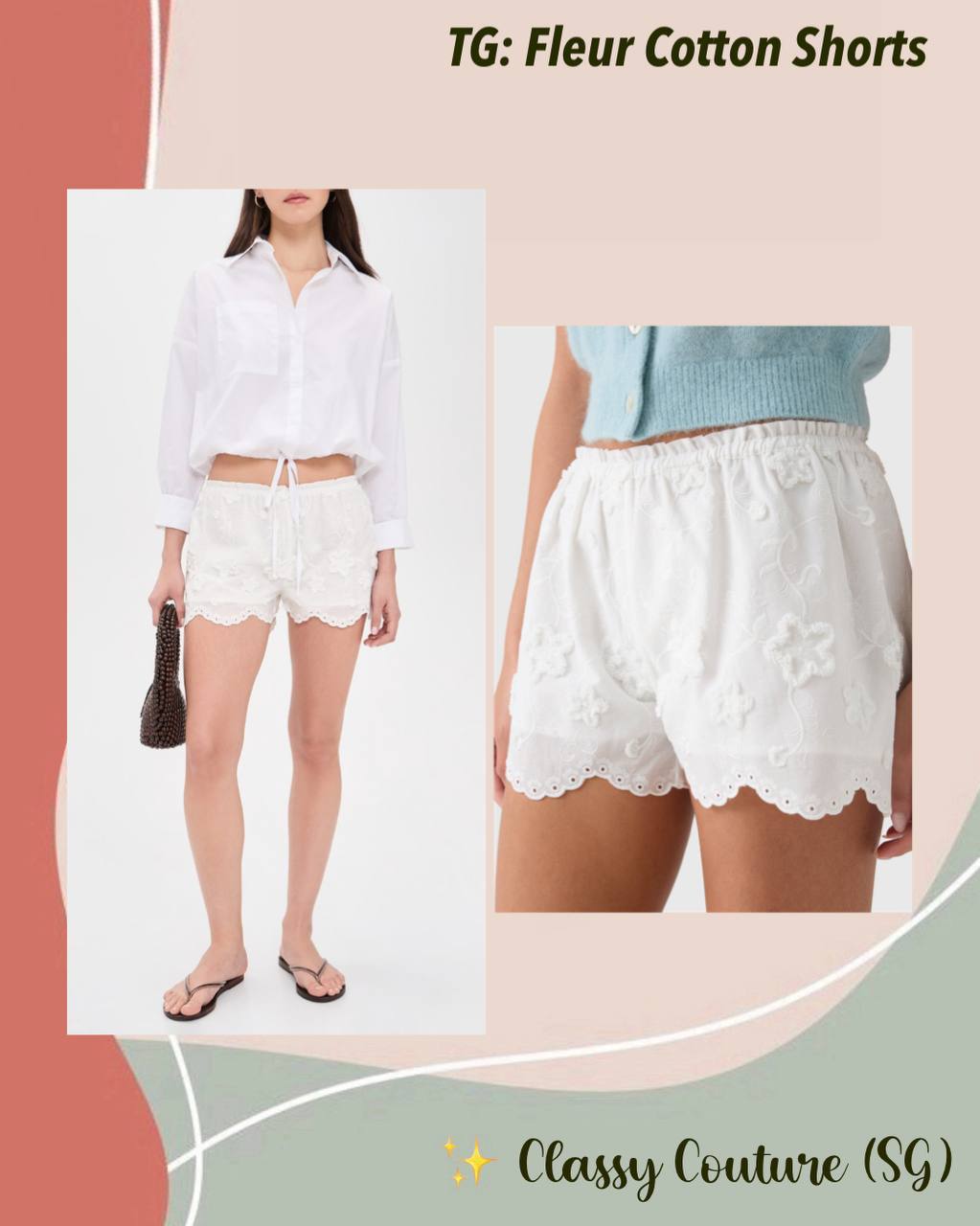 TG: Fleur Cotton Shorts