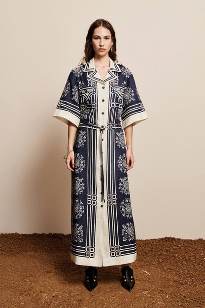 ALM Banderra Linen Shirtdress