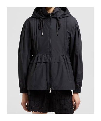 MC Vabre Pintucked Shell Hooded Jacket