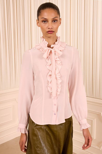 UJ Catroux Long Sleeve Silk Blouse - Image 4