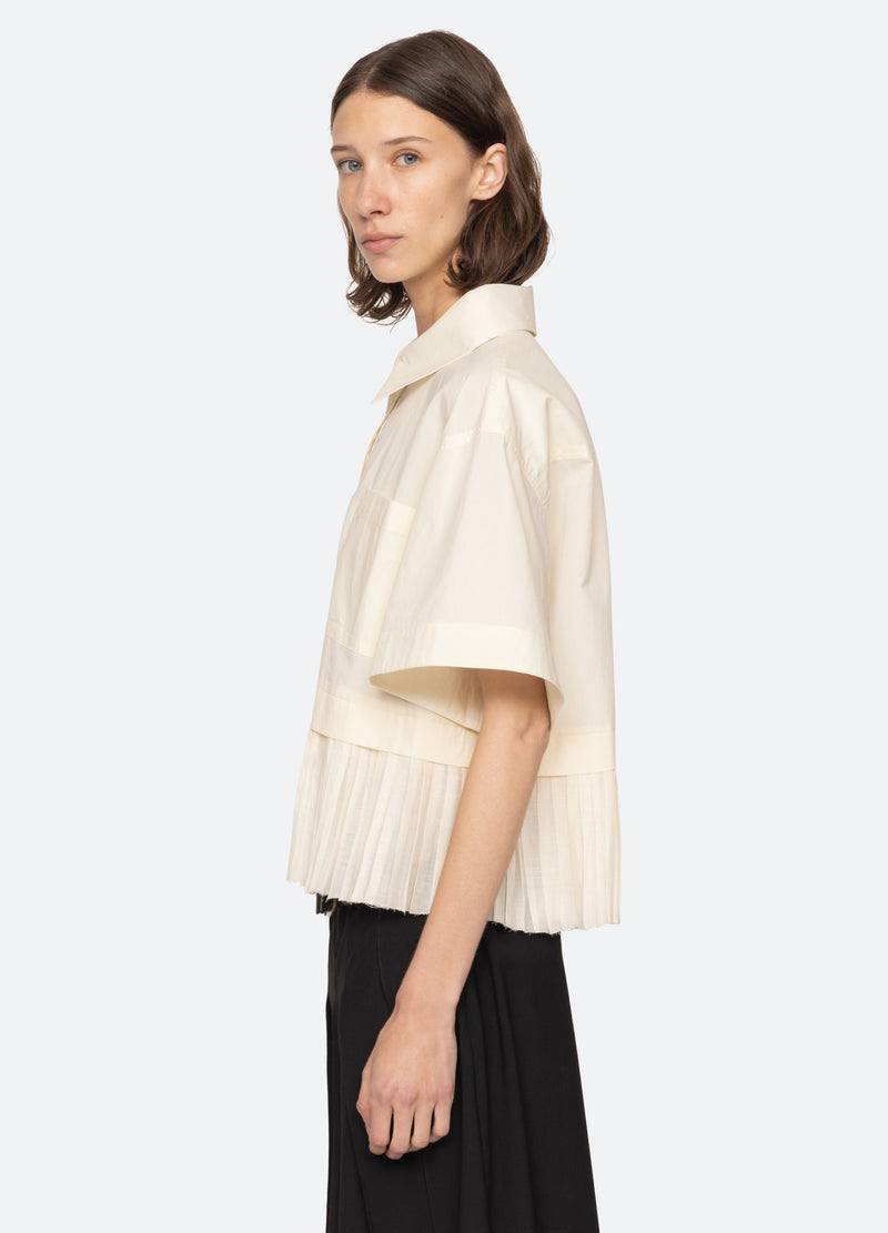 SE Solene Solid Combo Shirt