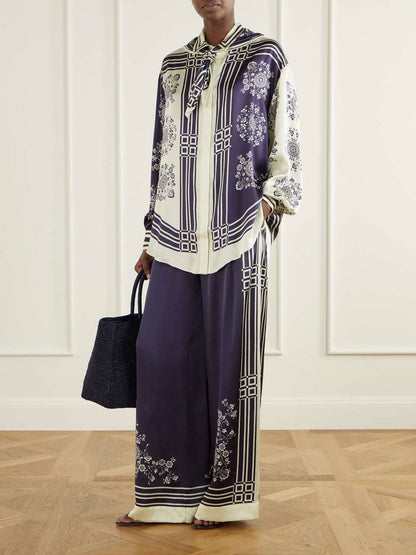 ALM Bandera Silk Buttondown Shirt | Trousers
