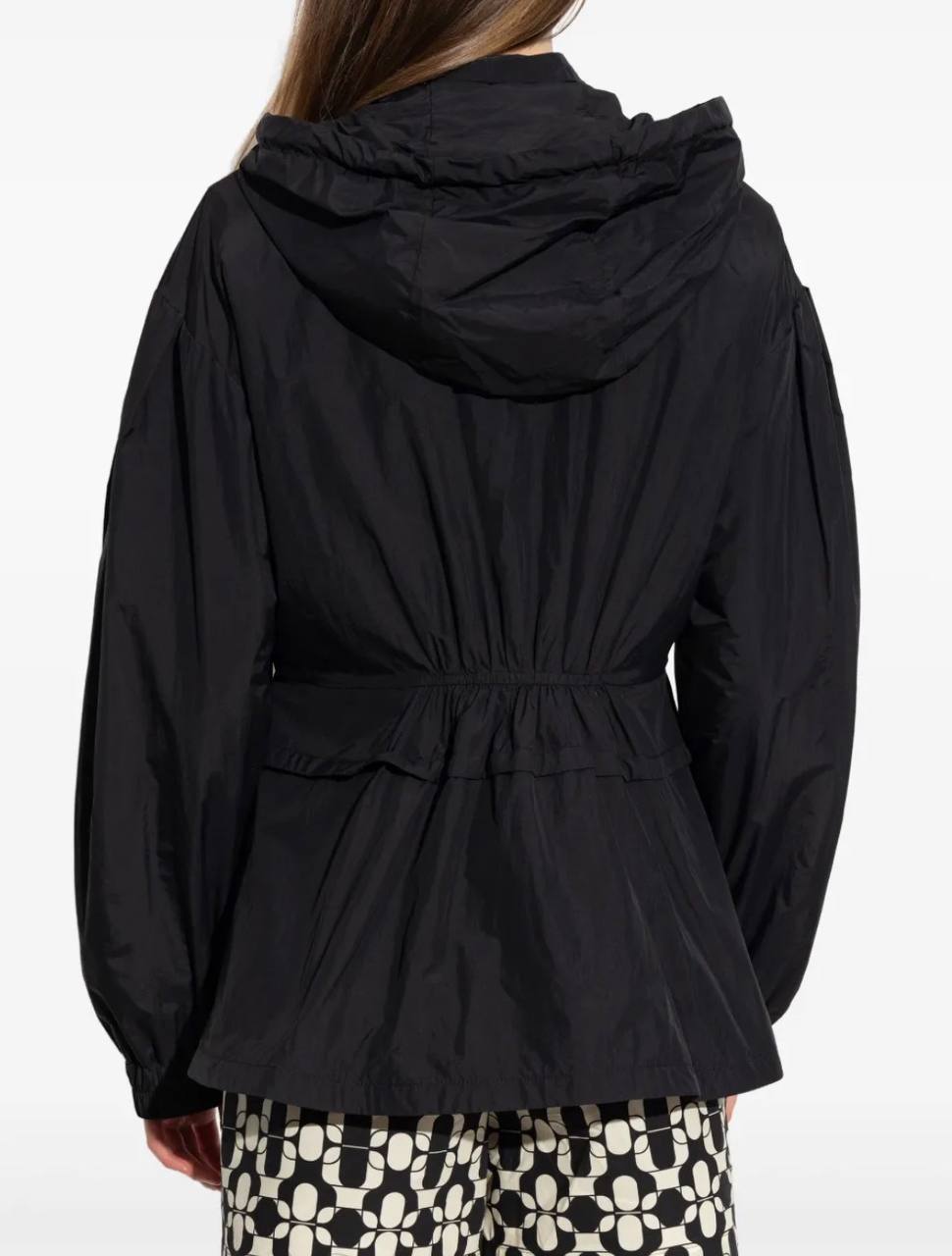 MC Vabre Pintucked Shell Hooded Jacket