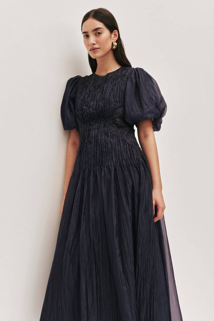 AJ Ophelia Lace Midi Dress