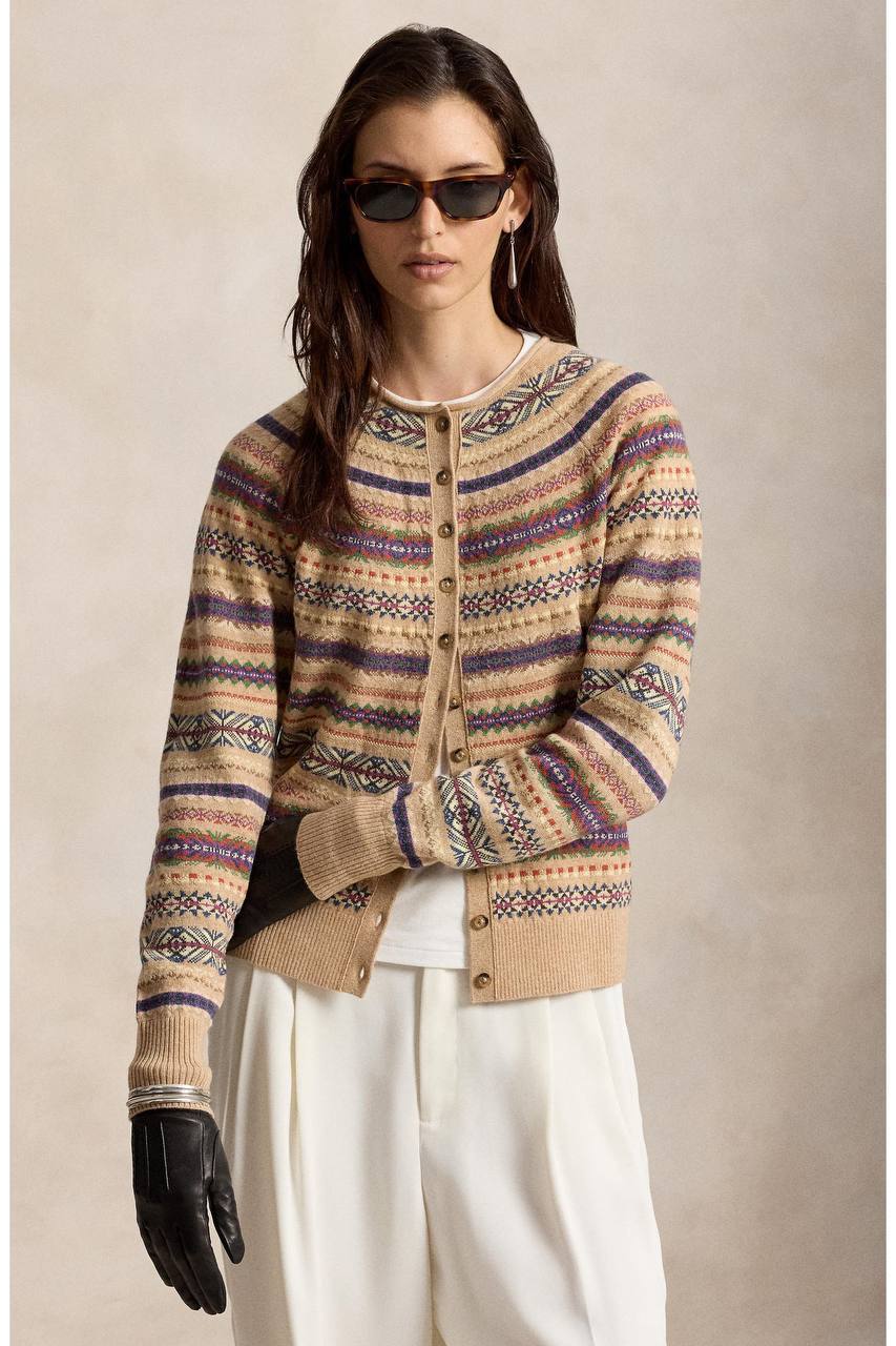 RL Fair Isle Wool Blend Cardigan