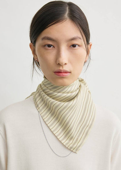 TOT: Striped Silk Scarf