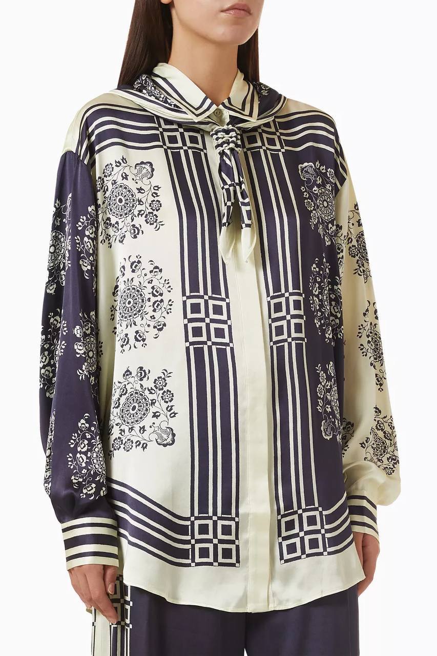 ALM Bandera Silk Buttondown Shirt | Trousers