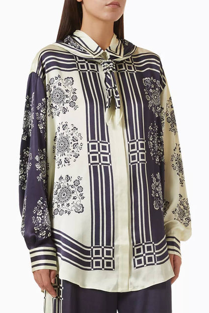 ALM Bandera Silk Buttondown Shirt | Trousers