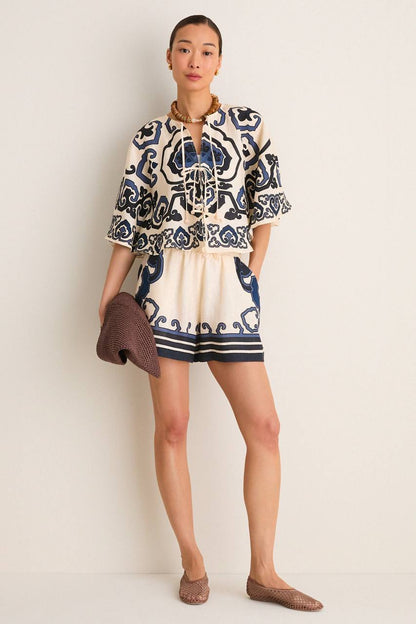 SE: Blaise Print Top | Shorts | Pants