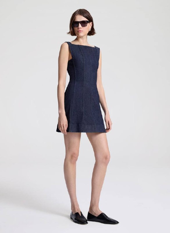 ALC The 444 Denim Mini Dress