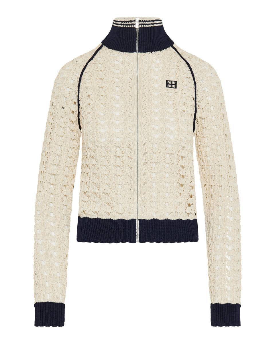 MM Crochet Zip-Up Cardigan