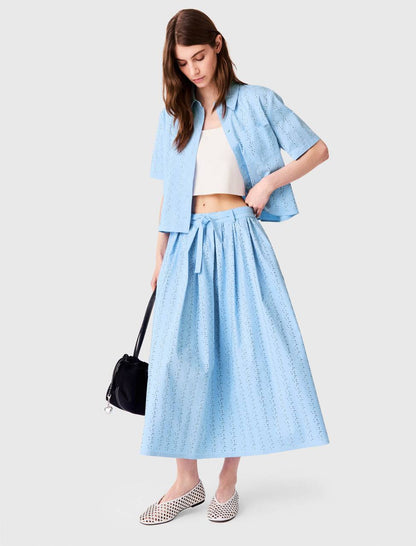 MJ: Carius Embellished Shirt | Skirt