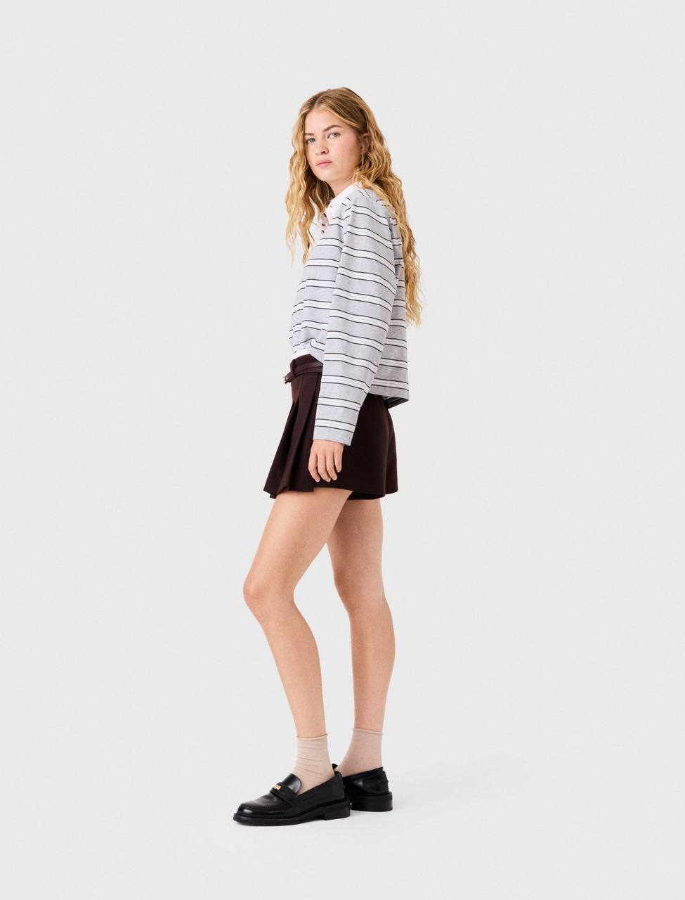 MJ T-Shirt With Embroidered Polo Collar