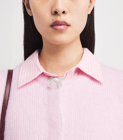 MJ Jeweled Bow Cardigan