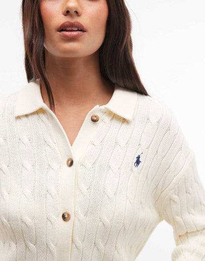 Cable-Knit Cotton Cardigan - Image 7
