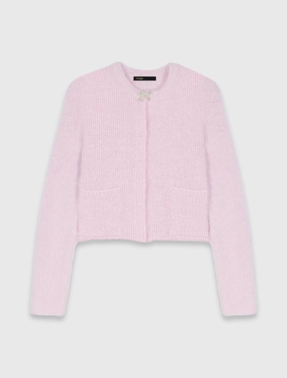 MJ Jeweled Bow Cardigan