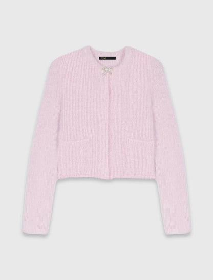 MJ Jeweled Bow Cardigan