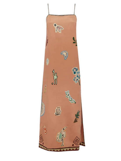 ALM Laurence Midi Slip Dress in Pink - Image 8
