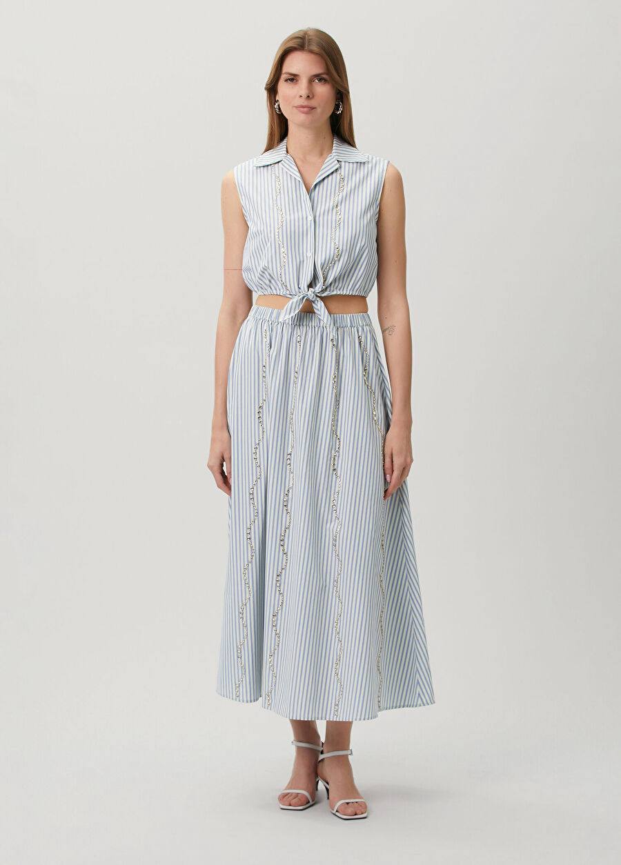 SD Lucio Crop Shirt | Lucia Midi Skirt
