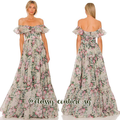 Sk x REVOLVE The Romance Novel Maxi Dress in Garden Roses