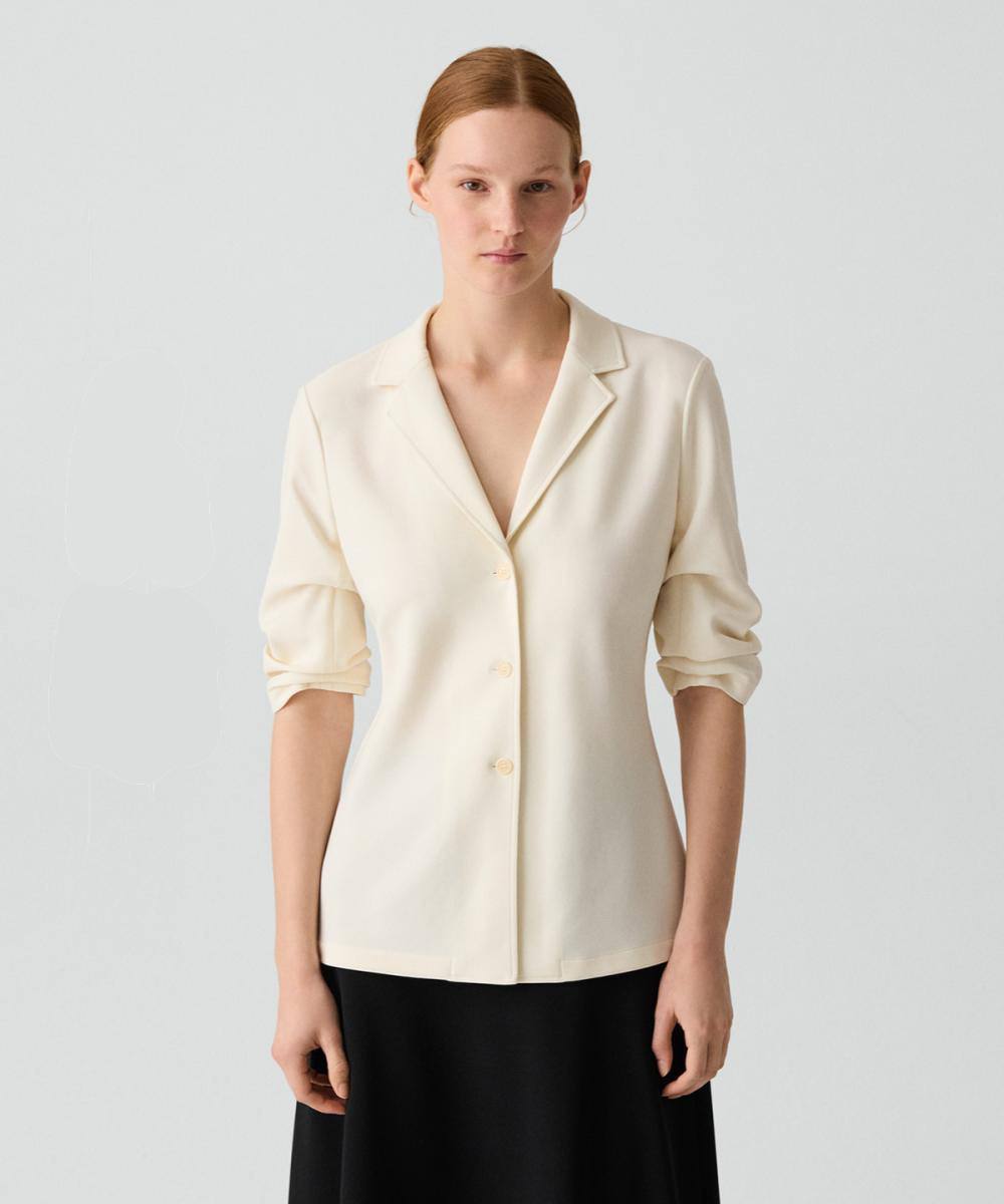 TH Triacetate Blended Collar Blazer