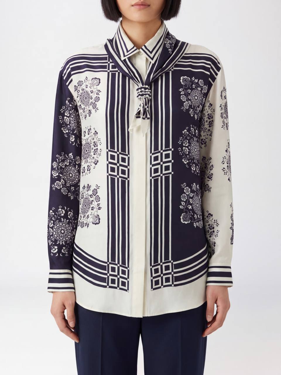 ALM Bandera Silk Buttondown Shirt | Trousers