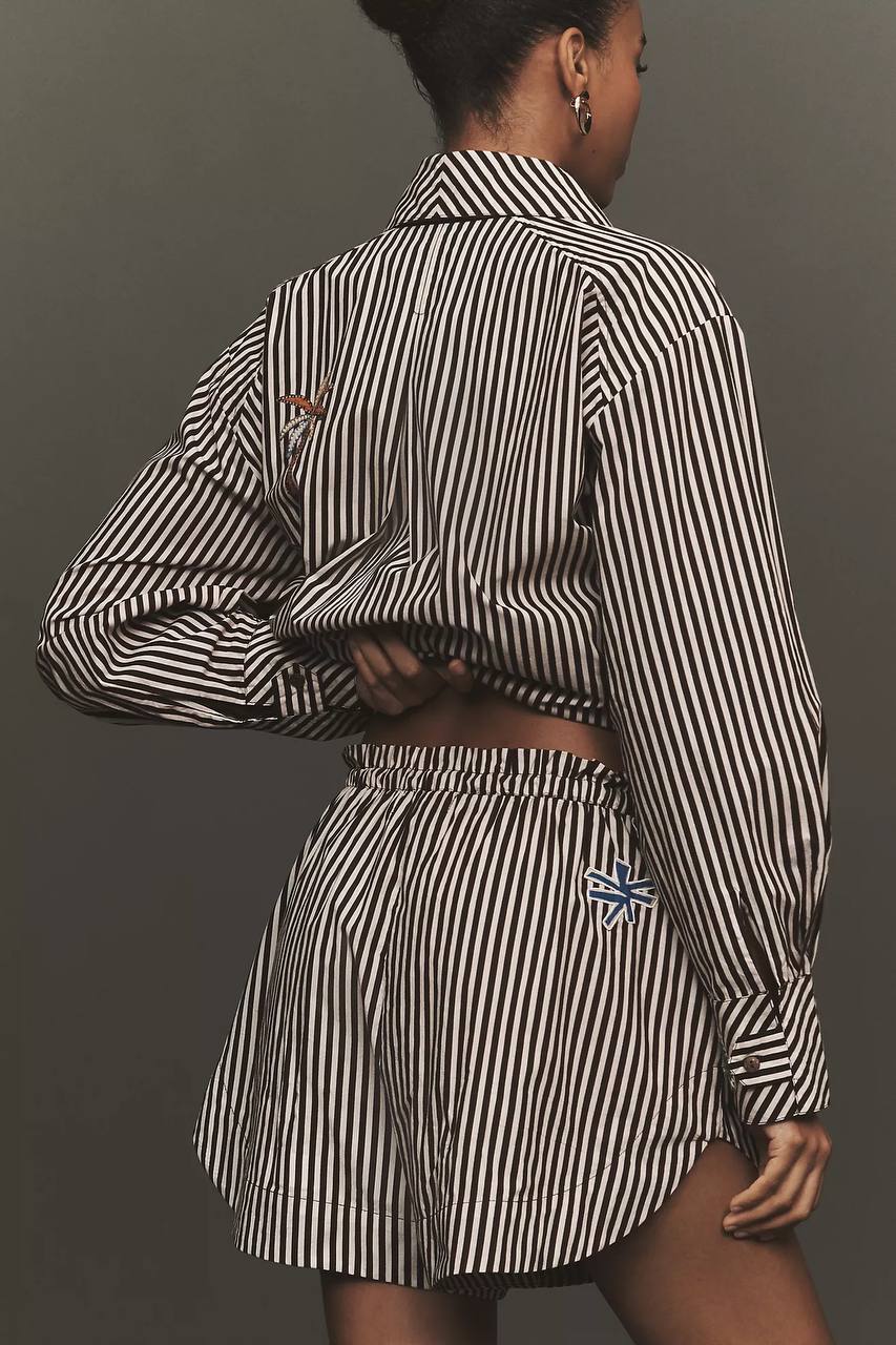 ALM Sirocco Embroidered Shirt | Shorts
