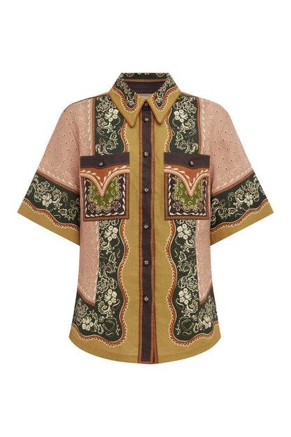 ALM Darcey Shirt | Midi Skirt