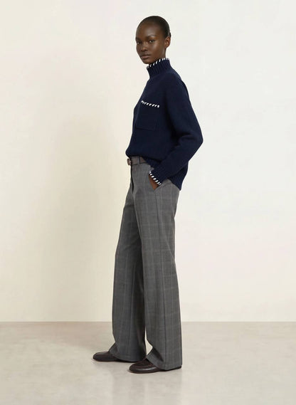 Wool Jumper with Braided Details