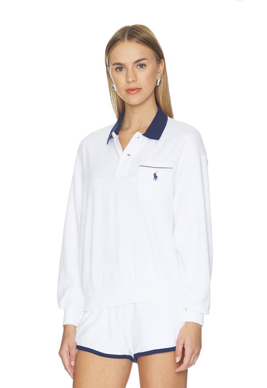 RL Terry Long Sleeve Collared Polo | Shorts