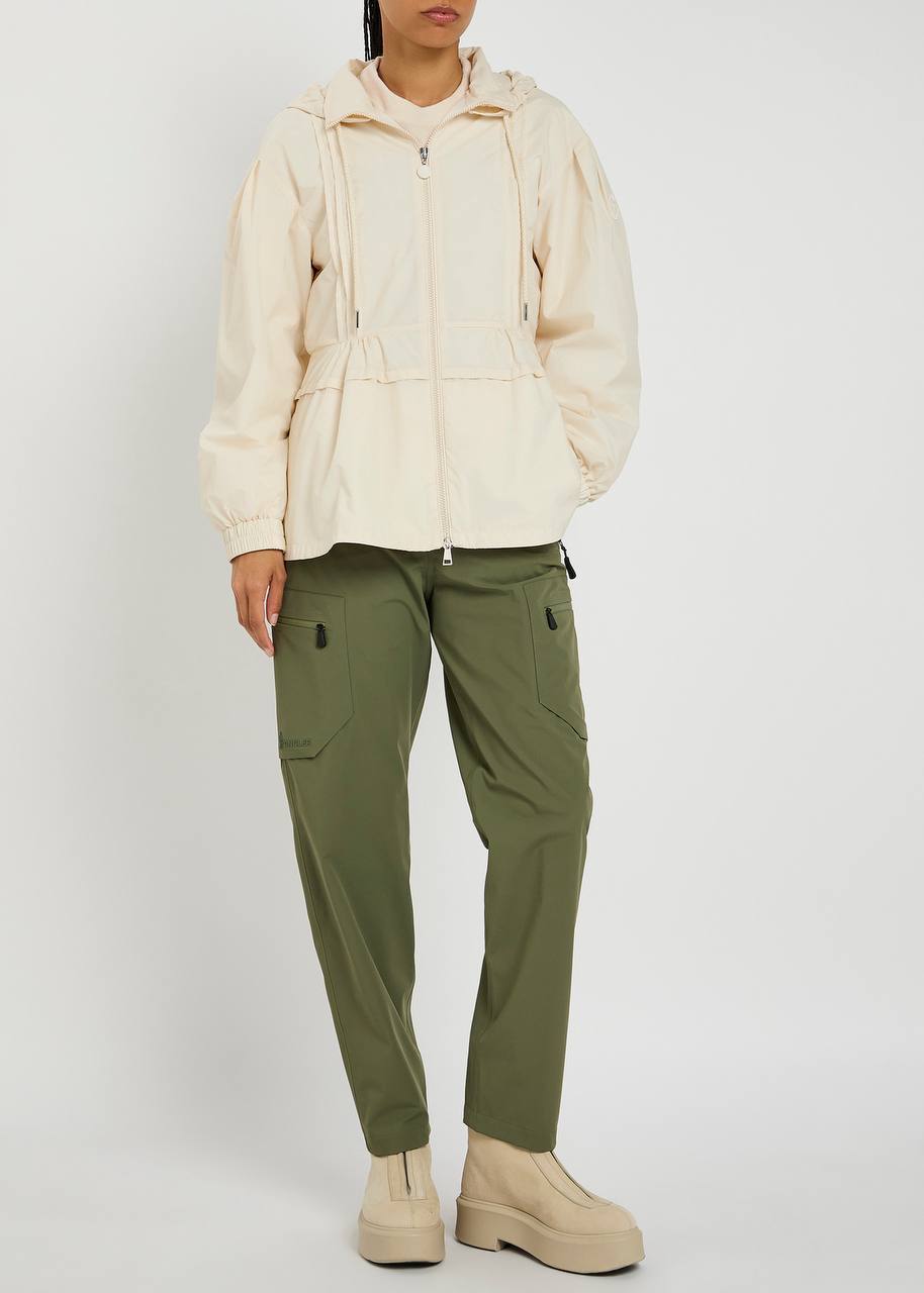 MC Vabre Pintucked Shell Hooded Jacket
