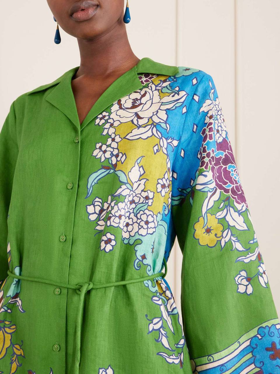 ALM Nanci Linen Shirtdress