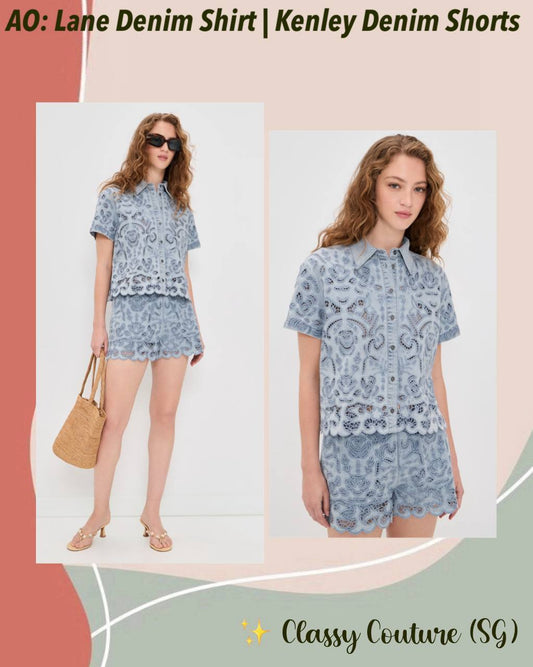 AO Lane Denim Shirt & Kenley Shorts