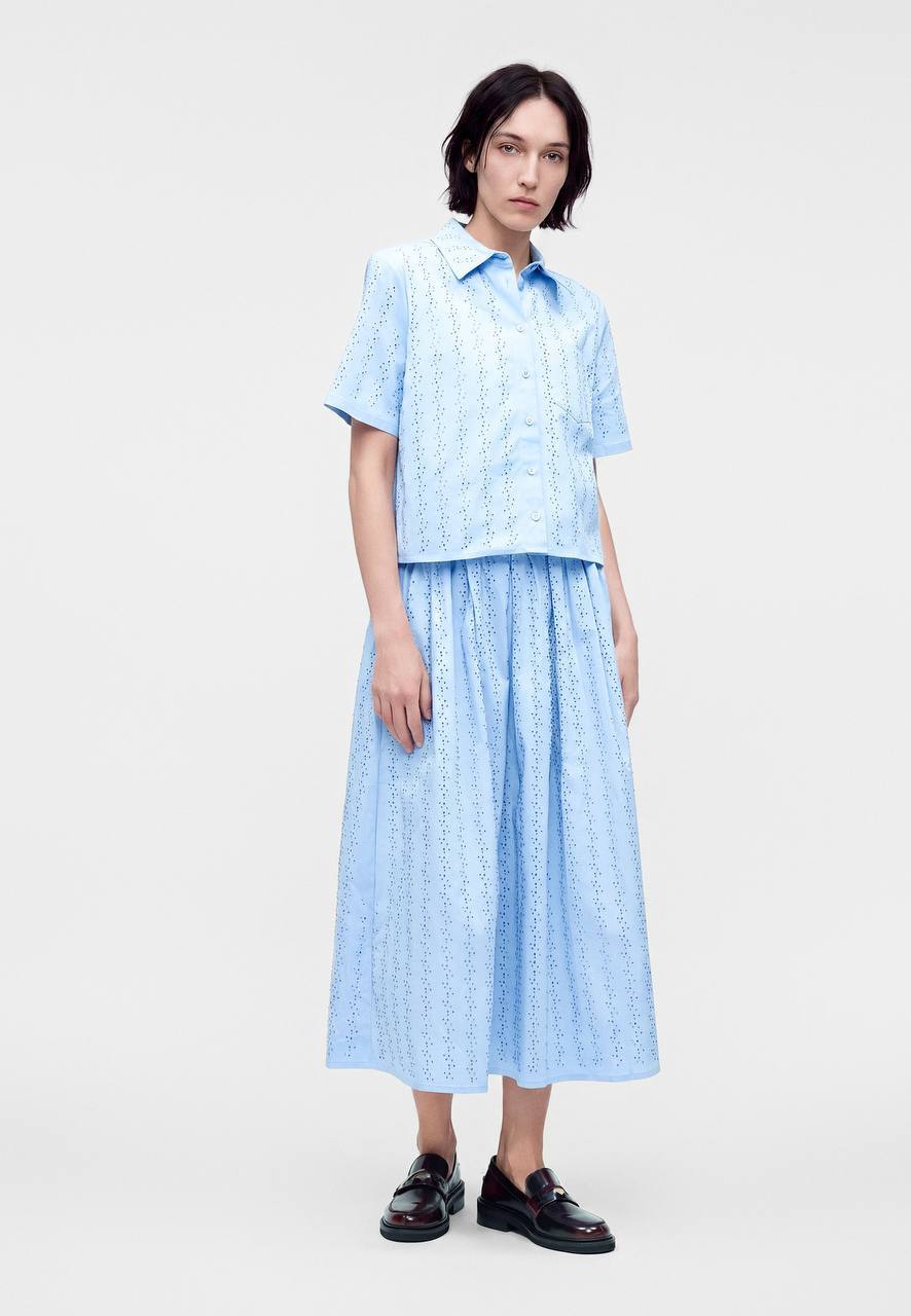 MJ: Carius Embellished Shirt | Skirt