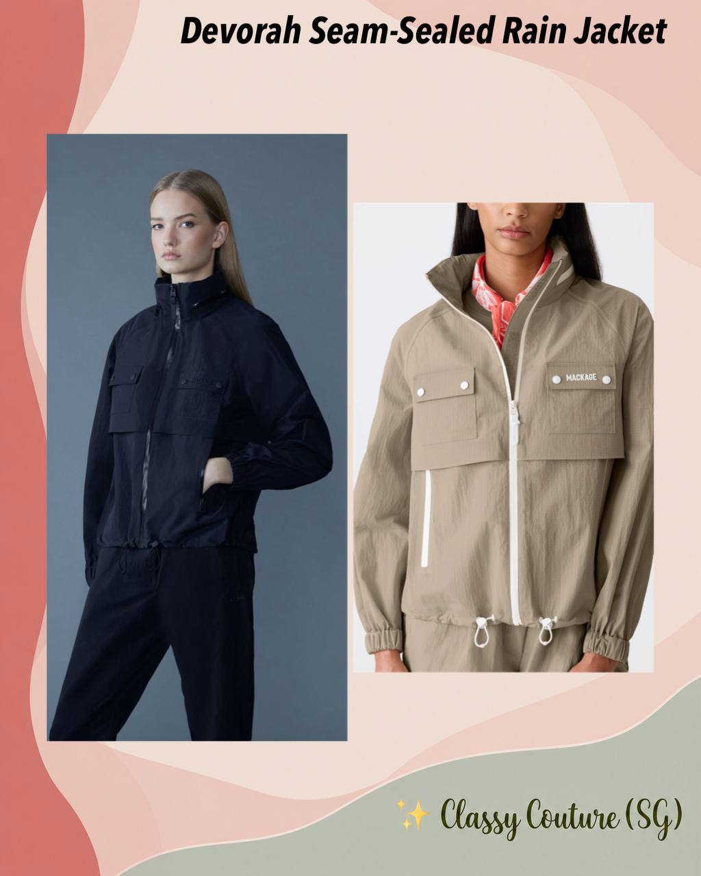 Devorah Seam-Sealed Rain Jacket - Image 1
