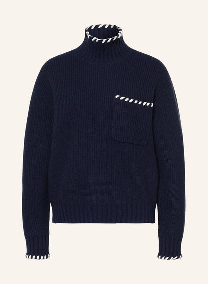 Wool Jumper with Braided Details