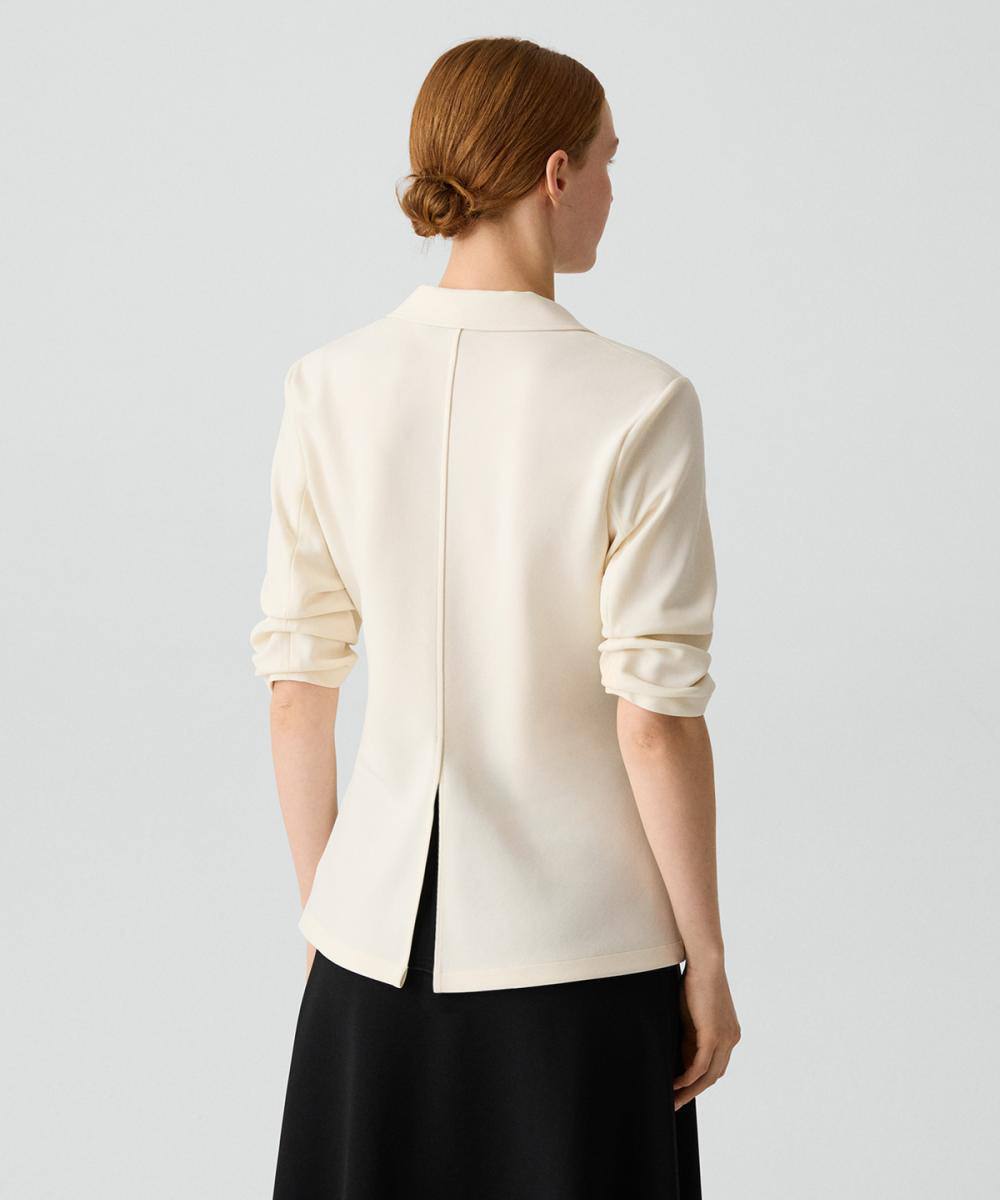 TH Triacetate Blended Collar Blazer
