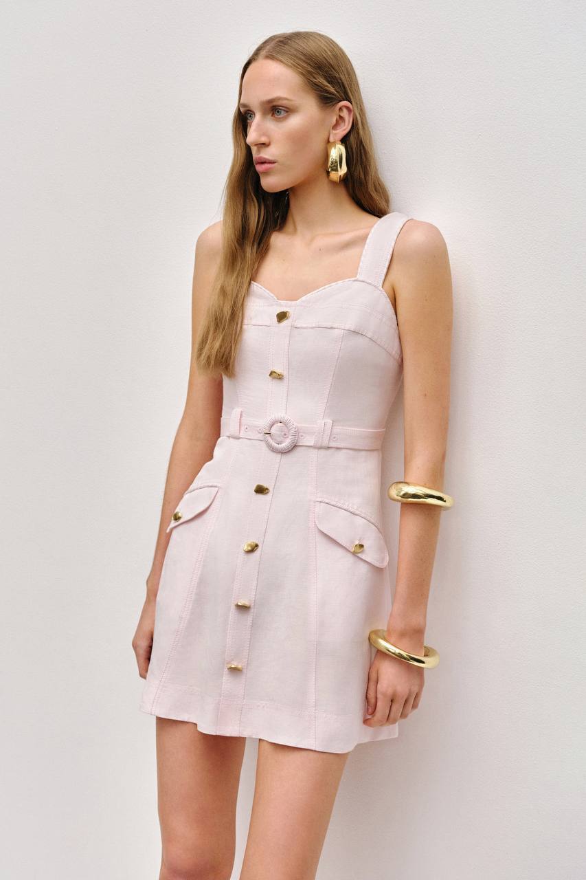 AJ Celeste Utility Mini Dress