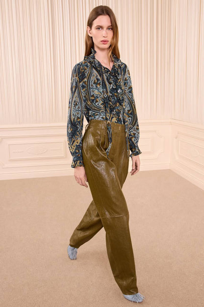 UJ Catroux Long Sleeve Silk Blouse - Image 7