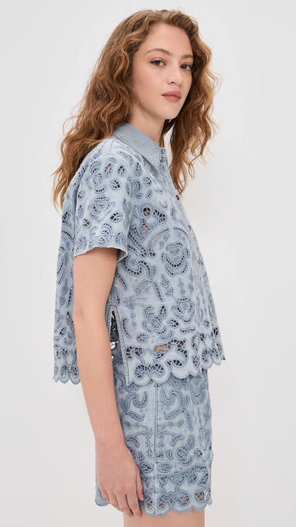 AO Lane Denim Shirt & Kenley Shorts