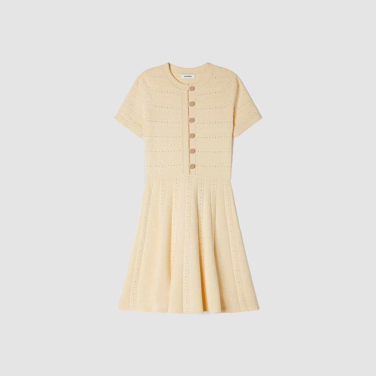 SD Floral Print Knit Mini Dress - Image 7