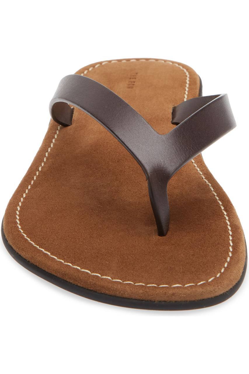 TR Beach Leather Thong Sandals Slippers